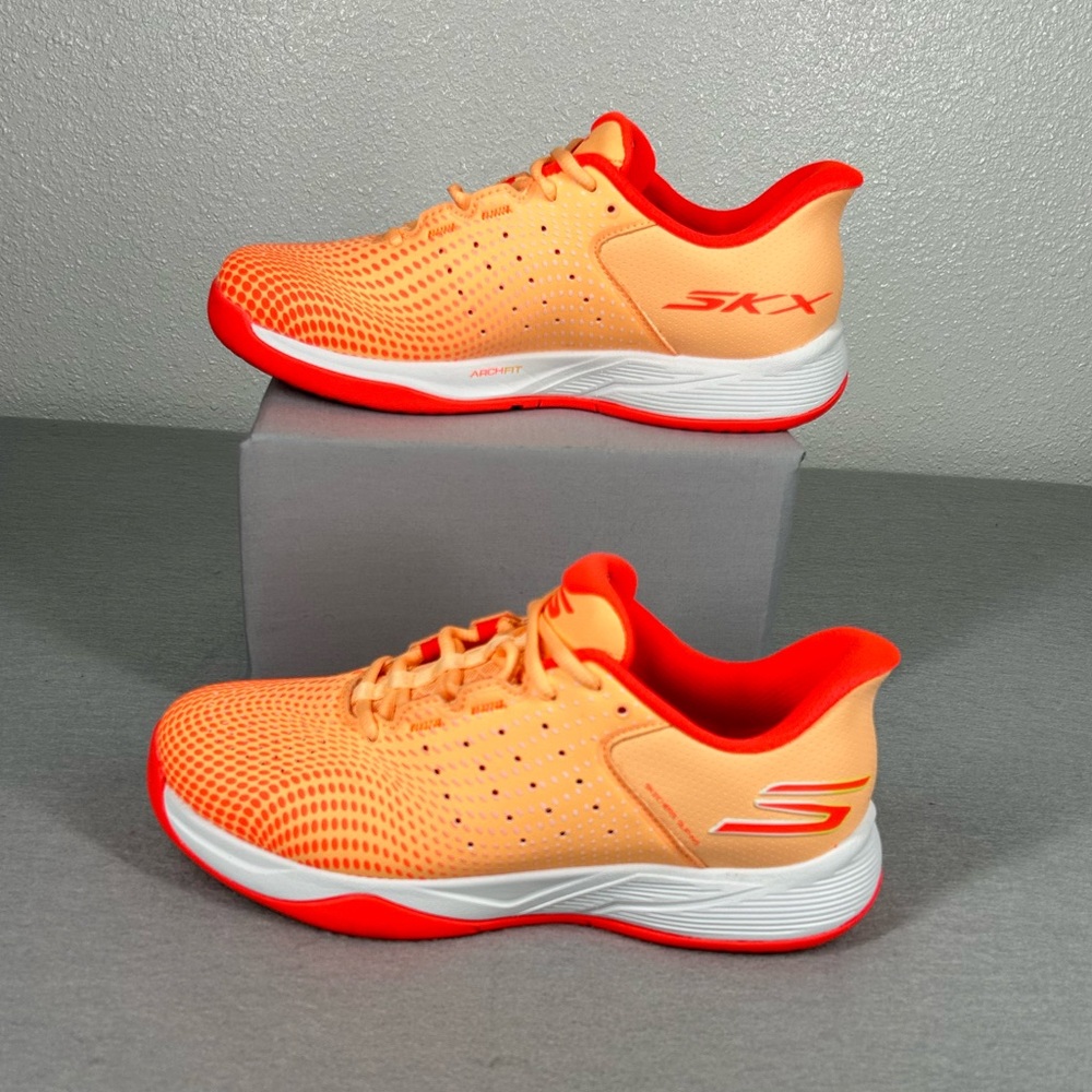 SKECHERS RELAXED FIT® Slip Ins VIPER COURT RELOAD PICKLEBALL Peach MESH Sneakers